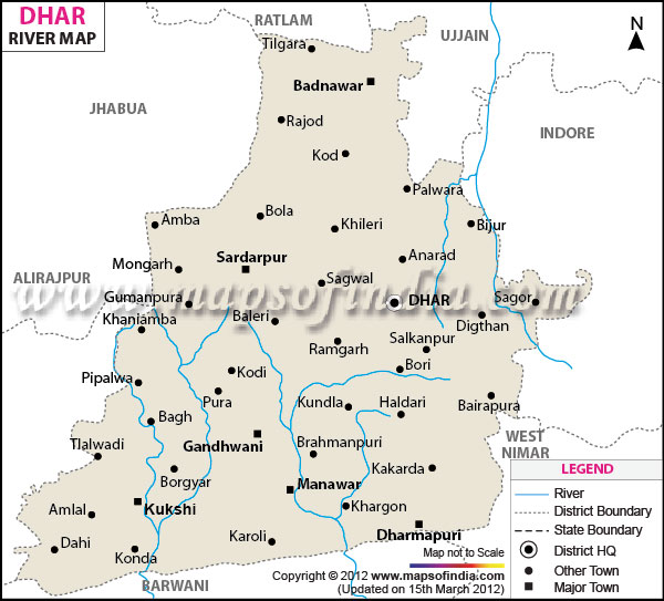 River Map of Dhar