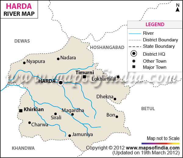 River Map of Harda
