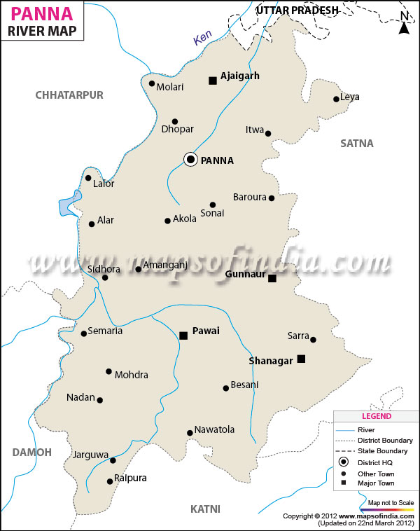 River Map of Panna