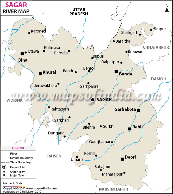 River Map of Sagar