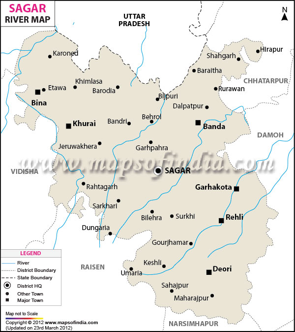 River Map of Sagar
