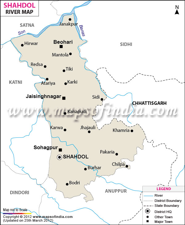 River Map of Shahdol