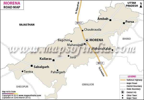 Road Map of Morena