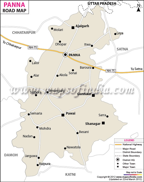 Road Map of Panna
