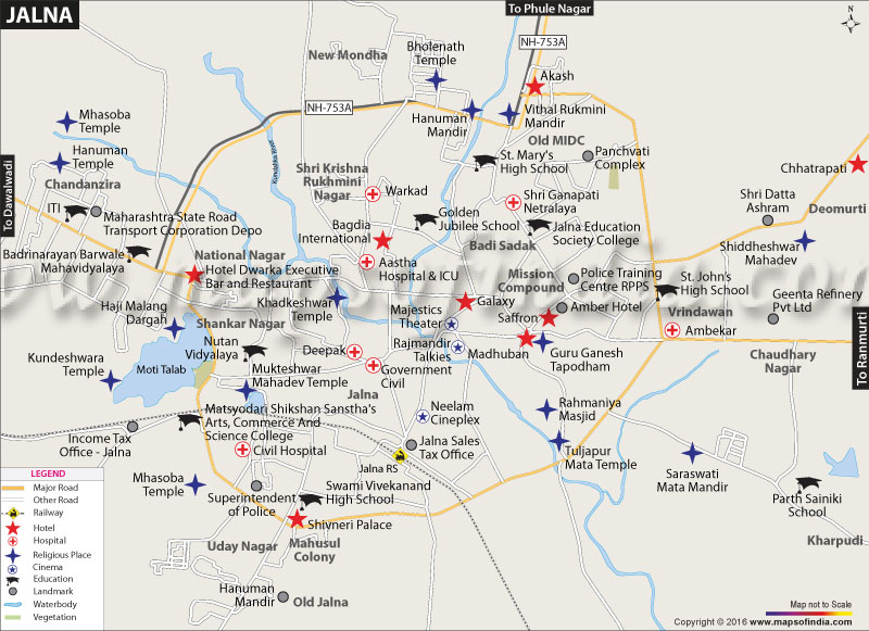 Jalna City Map