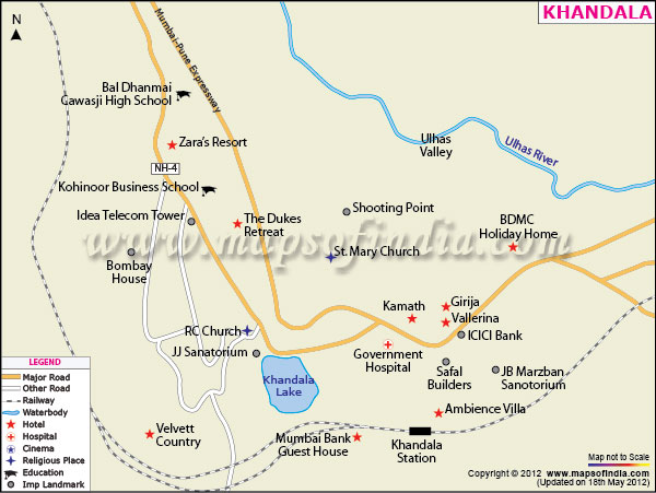 Khandala city map