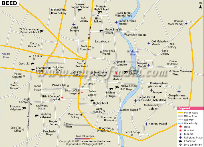 City Map of Beed