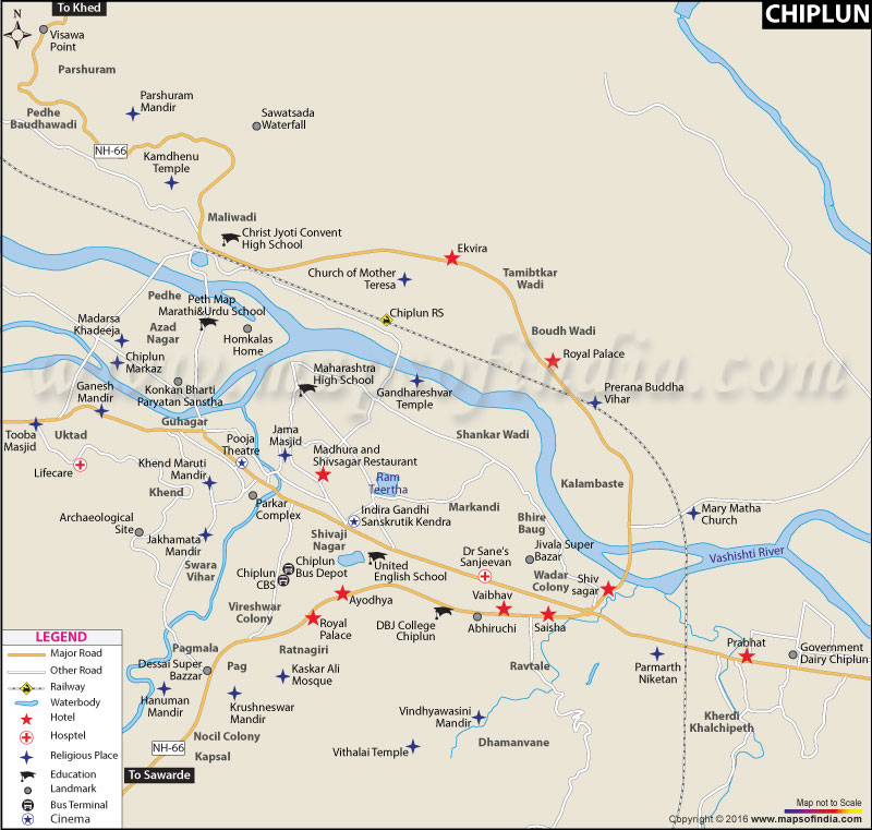 Chiplun City Map