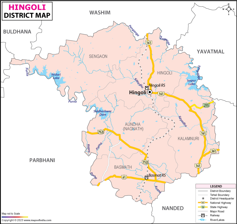 District Map of Hingoli