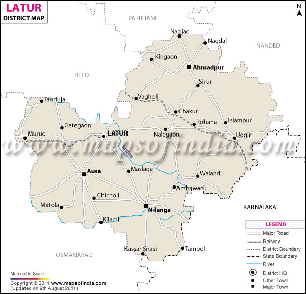 District Map of Latur