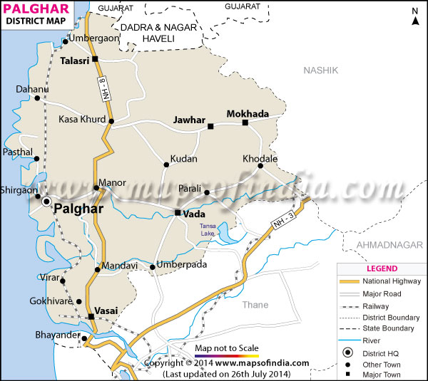 District Map of Palghar