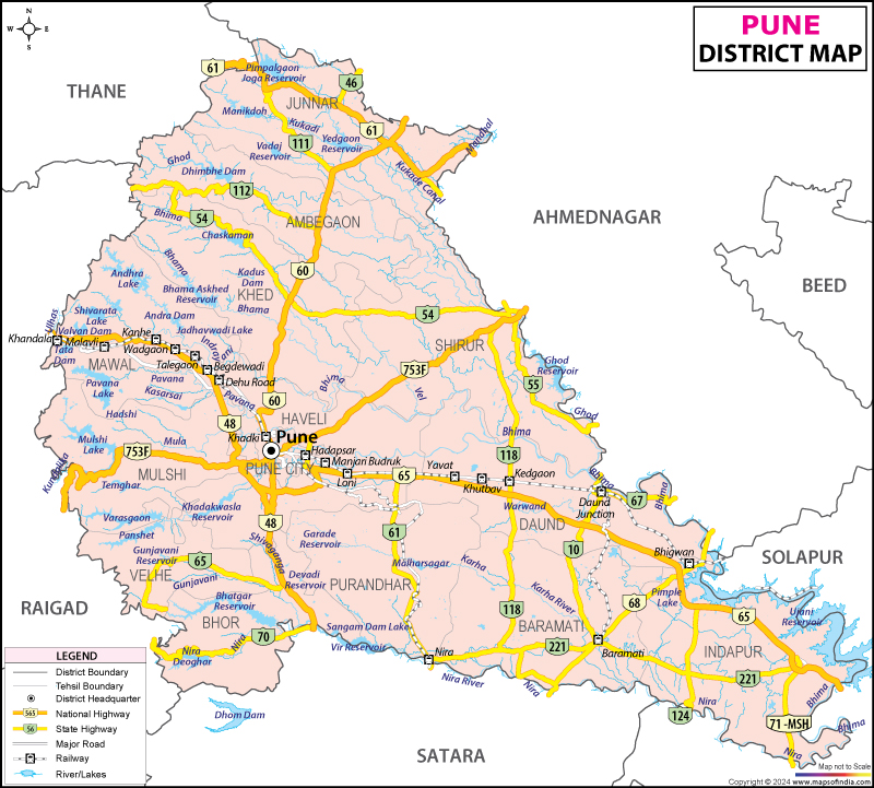 District Map of Pune
