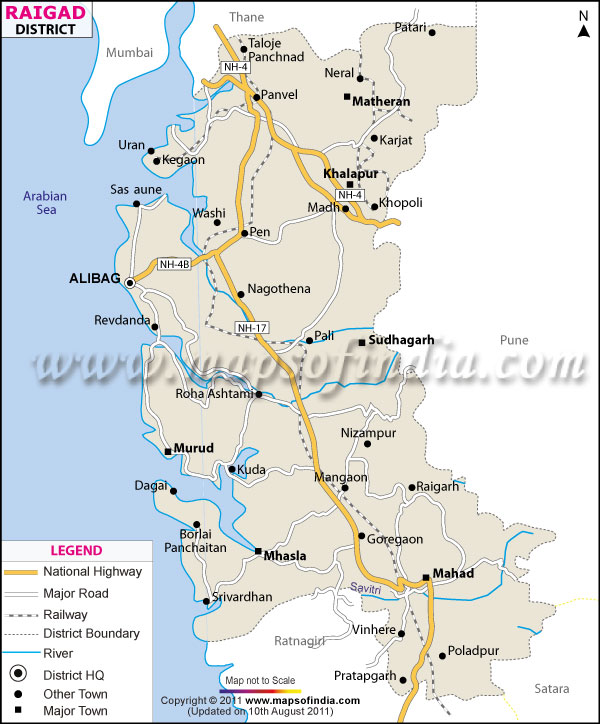 District Map of Raigad