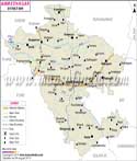 Ahmednagar District Map