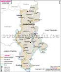 Gadchiroli District Map