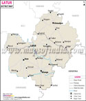 Latur District Map