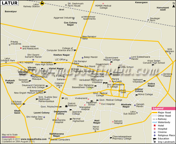 City Map of Latur