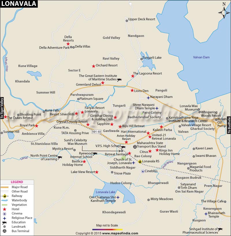 Lonvala City map