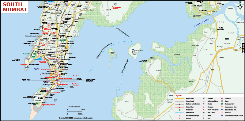 South Mumbai Map