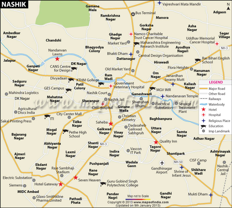 Nasik City Map