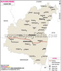 Aurangabad Railway Map