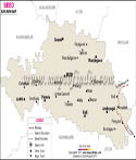 Beed Railway Map