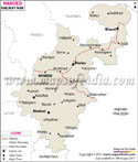 Nanded Railway Map