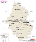 Parbhani Railway Map