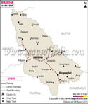 Wardha Railway Map