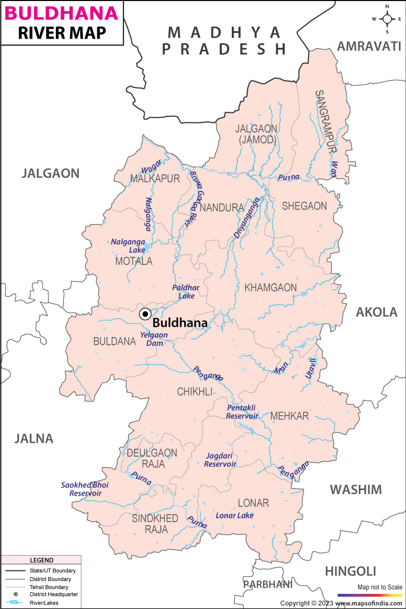 River Map of Buldana