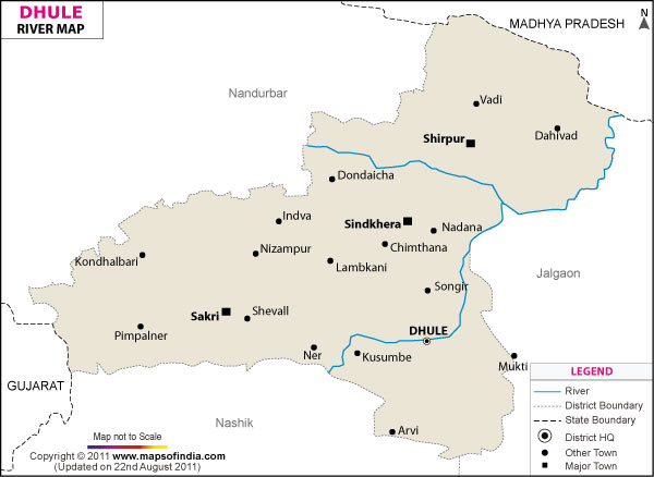 River Map of Dhule