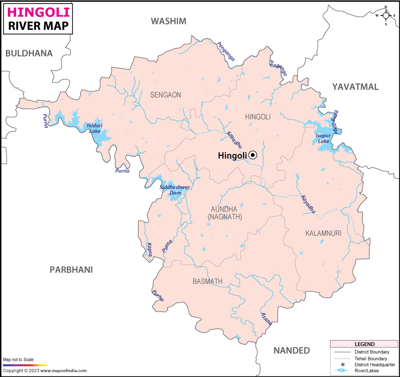 River Map of Hingoli