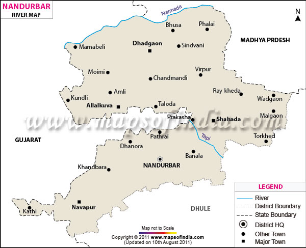 River Map of Nandurbar
