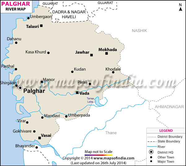 River Map of Palghar