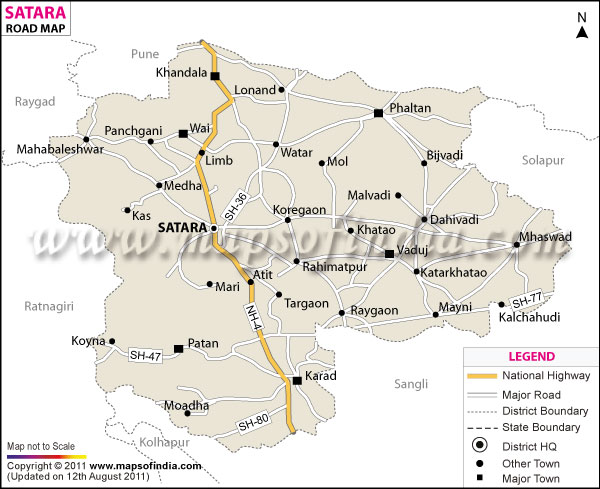 Satara Road Map