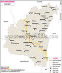 Aurangabad Road Map