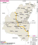 Aurangabad Road Map