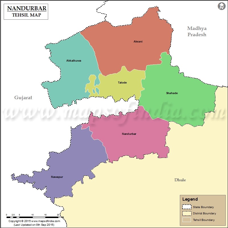 Nandurbar Tehsil Map