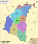 Aurangabad Tehsil Map