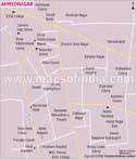 Ahmednagar City Map