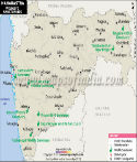 Maharashtra Wildlife Sanctuaries Map