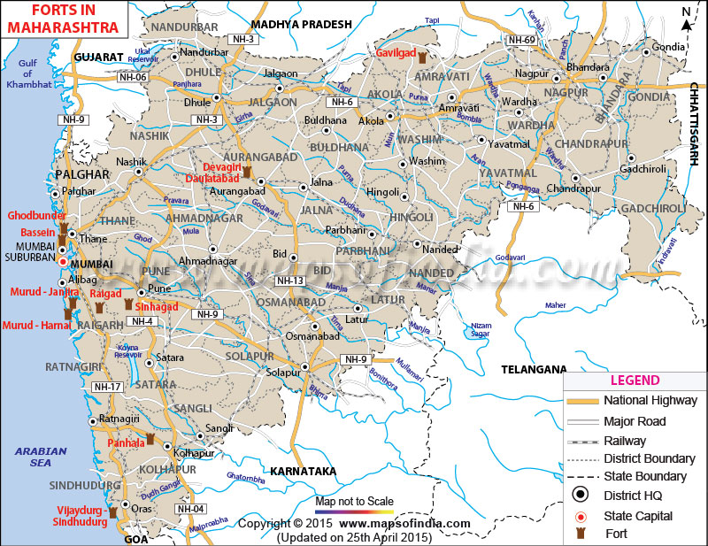 Forts in Maharashtra