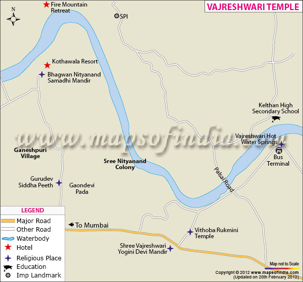 Vajreshwari City Map