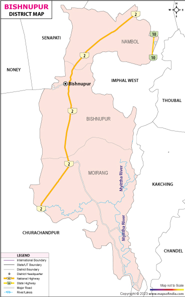 District Map of Bishnupur