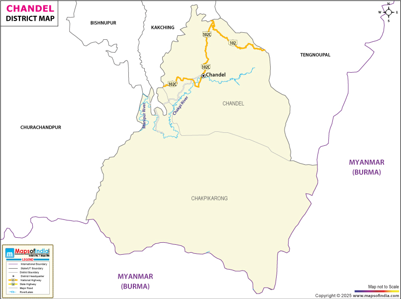 District Map of Chandel