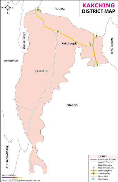 District Map of Kakching