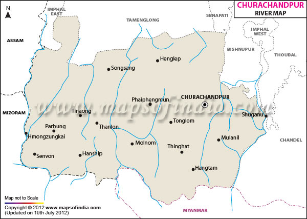 River Map of Churachandpur