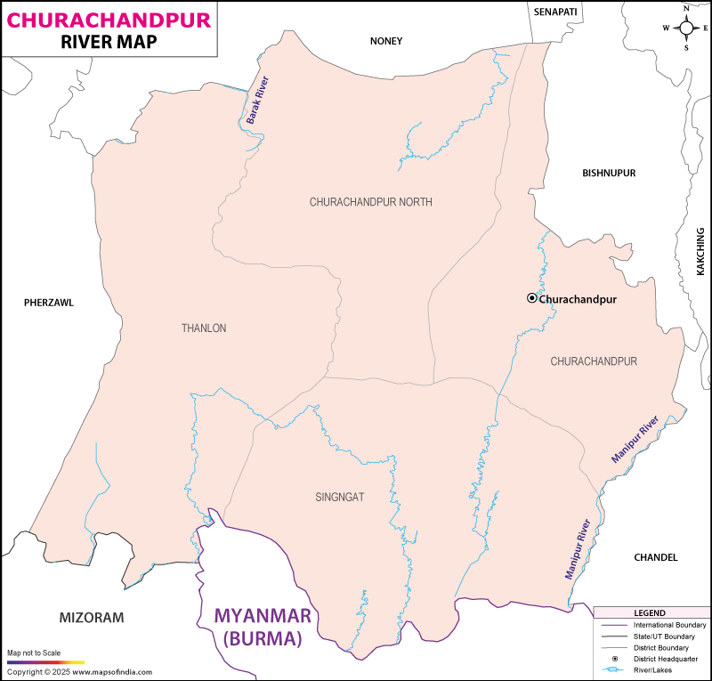 River Map of Churachandpur