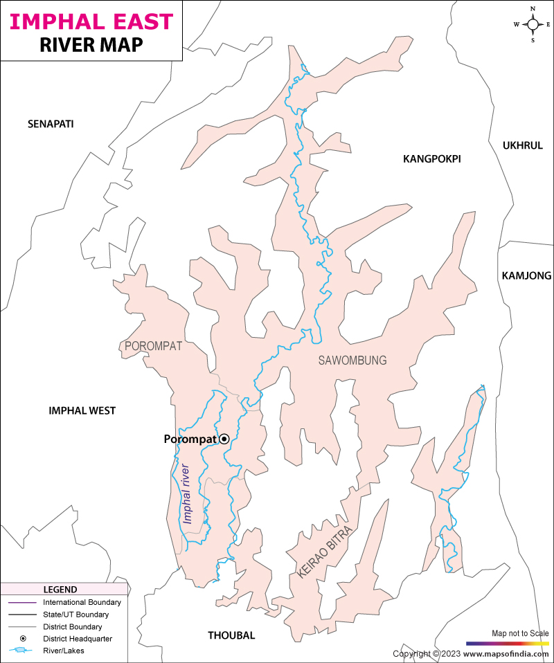 River Map of Imphal East