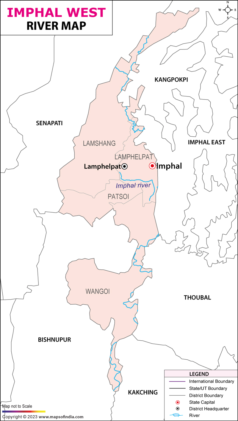 River Map of Imphal West